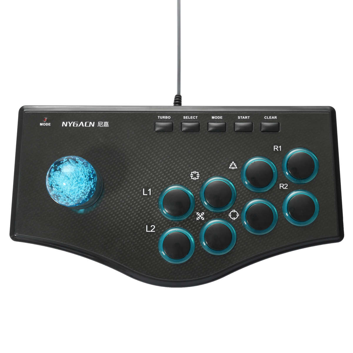 USB Rocker Arcade Fighting Controller Game Joystick Gamepad For PS3 Android