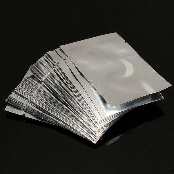 100pcs Aluminum Foil Mylar Vacuum Bags for Food Storage