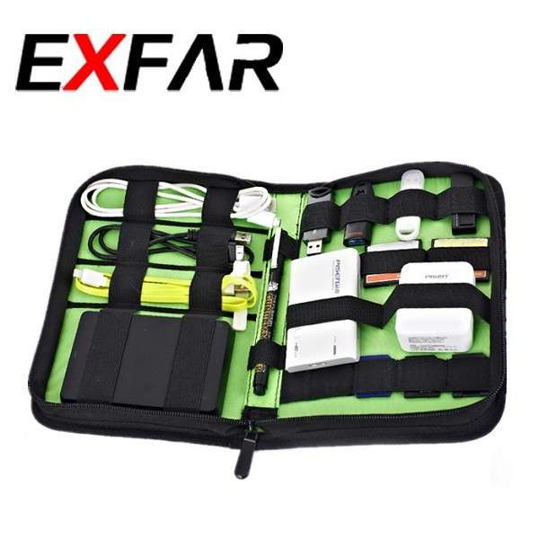 EXFAR Universal Portable Electronics Accessories Organizer Earphone Cable Digit