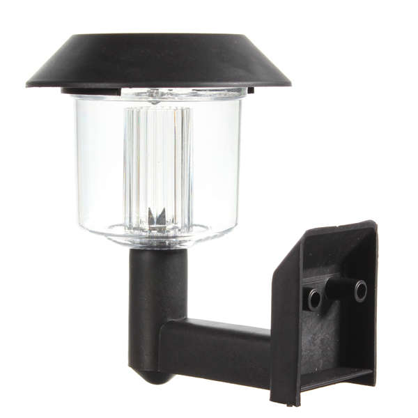 Solar Powered Wall Mount LED Lights Outdoor Landscape Garden Yard