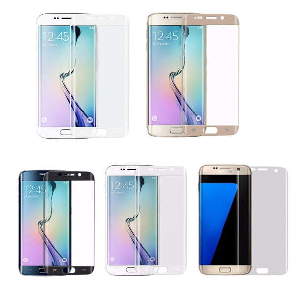 Full Curved 3D HD Tempered Glass Screen Protector For Samsung Galaxy S7 Edge