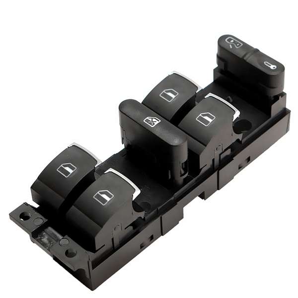 Car Master Power Window Switch Chrome for VW Bora Jetta Golf GTI MK4 Passat