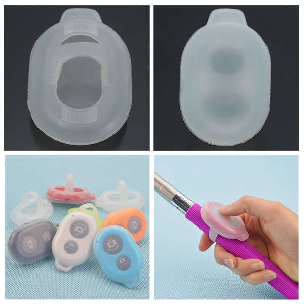 Transparent Silicone Rubber Soft Case Cover Skin For Bluetooth Remote Control S