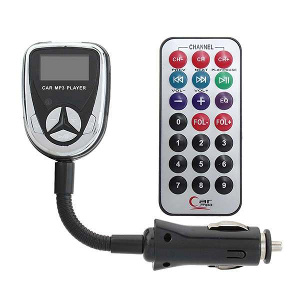 LCD Screen Car Kit MP3 Player Wireless FM Transmitter Remote Control