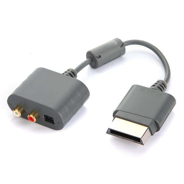 Optical RCA Audio Adapter For XBOX 360 Stereo Sound Support