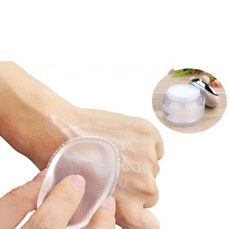 Silicone Transparent Powder Jelly Puff BB Cream Wet Foundation Face Makeup Tool
