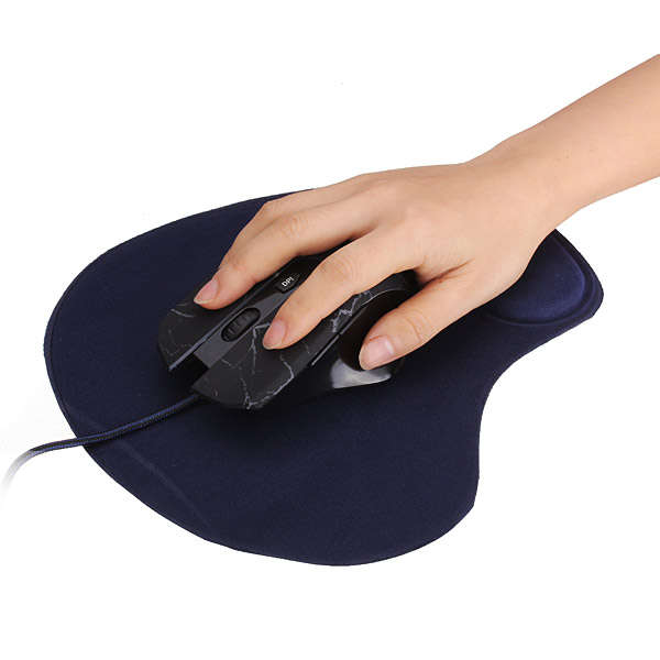 Wrist Comfortable Protect Soft Rubber Mouse Pad