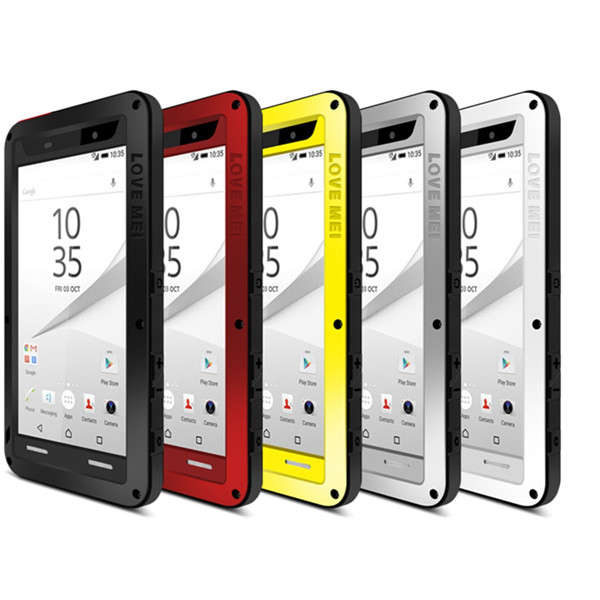 LoveMei Anti-dust Shockproof Hybrid Hard Cover Case For Sony Xperia Z5 Premium