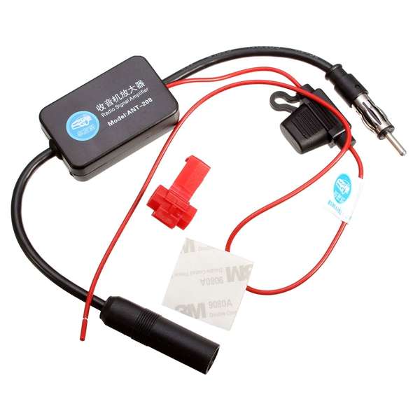 ANT-208 Car Radio Signal Amplifier Auto Antenna Booster 12V