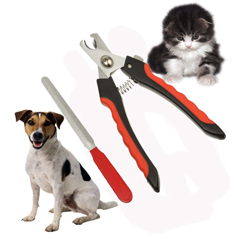 Stainless Steel Pet Dog Cat Nail Toe Trimmer Clipper Grooming Tool Safety Cutte