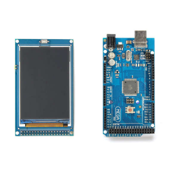 Mega2560 R3 Board With USB Cable + 3.0 Inch TFT LCD Display Module