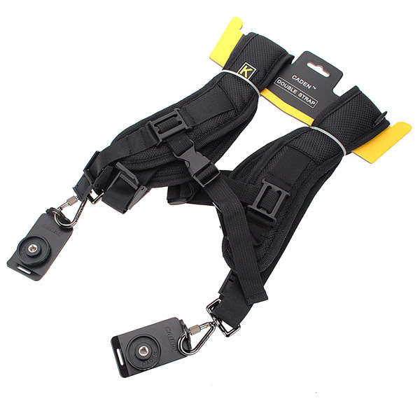 Double Rapid Shooting Camera Shoulder Sling Dual Strap Belt