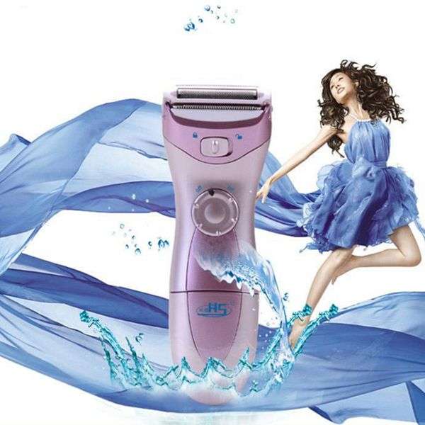 Washable Cordless Wet Dry Lady Body Shaver Hair Remover