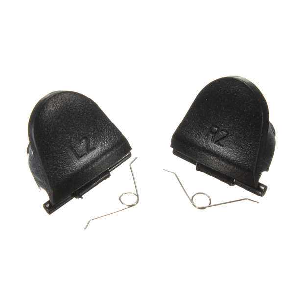 L2 R2 Trigger Buttons + 2 Springs Replacement Parts For PS4