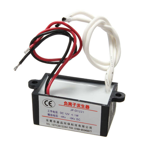 DC12V Output DIY Air Ionizer Airborne Negative Ion Anion Generator