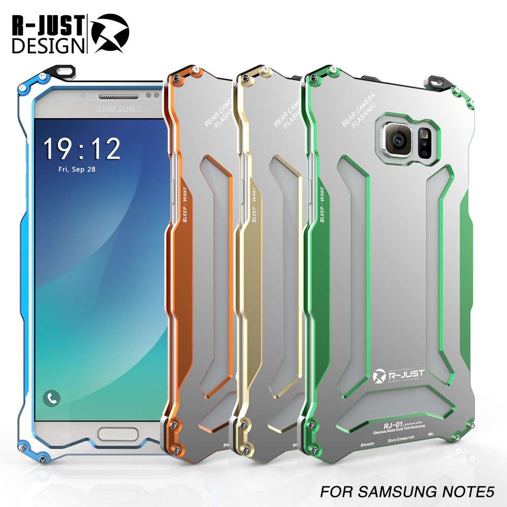 R-JUST GUNDAM Fall/Shock-proof Hybrid Case Cover For Samsung Galaxy Note 5