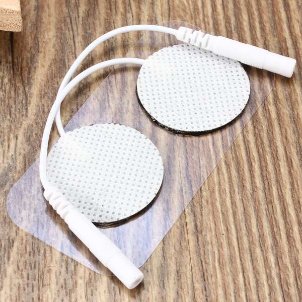 8pcs Round Replacement Electrode Pads for TENS Machine Self-Adhesive Reusable L