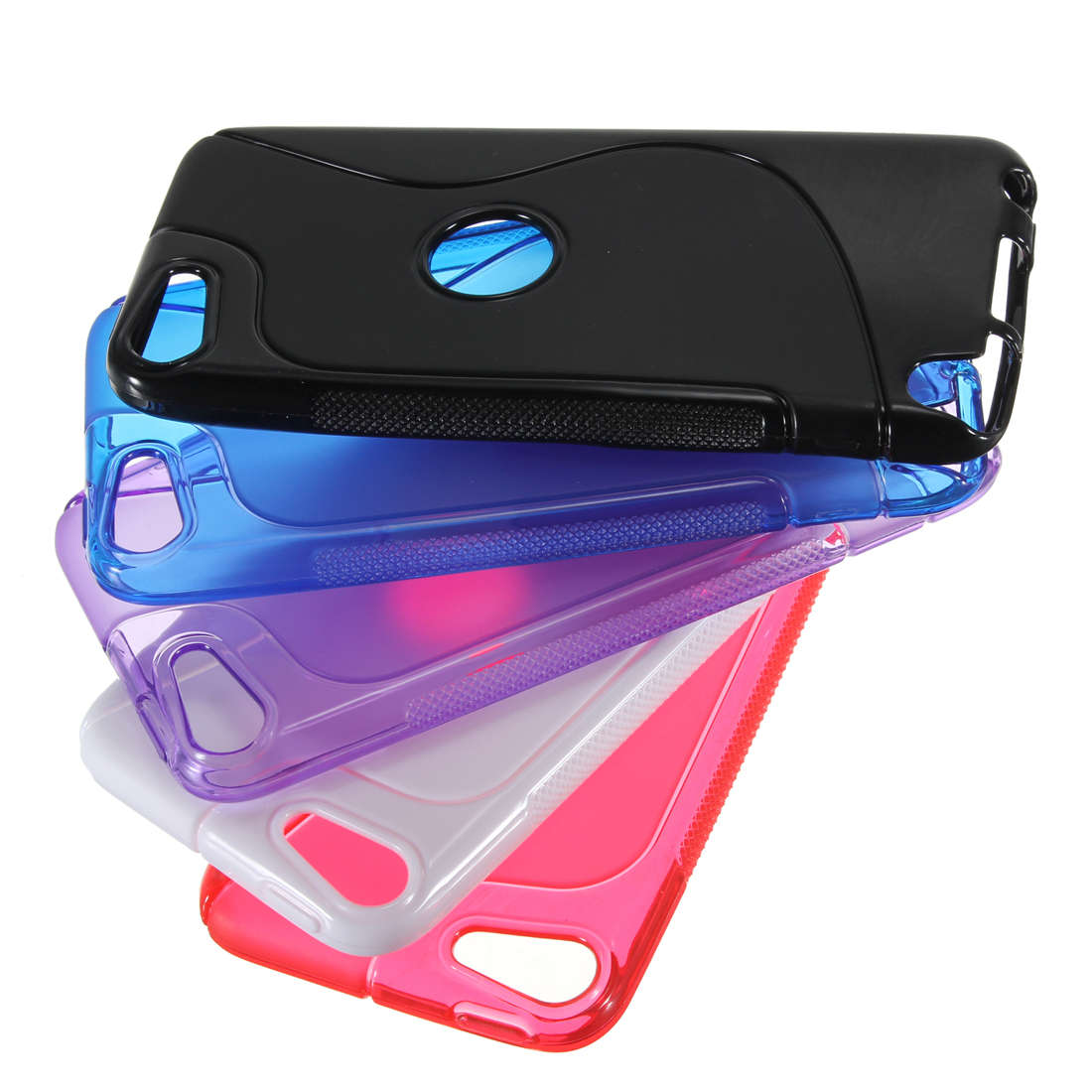 Apple iPod Touch 5 S-Line Wave Gel TPU Case Cover Protector 5 Colors
