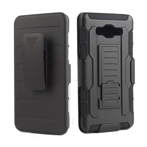 3-in-1 Belt Clip Cover PC Silicone Cover Case For Samsung Galaxy A7