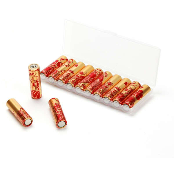 10pcs Xiaomi 1.5V AA Spring Festival Alkaline Battery With Box