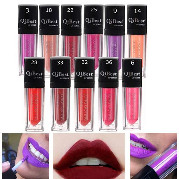 11 Colors Matte Waterproof Long Lasting Lip Gloss Liquid Stick