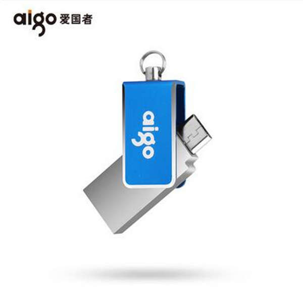 Original AIGO 32GB Micro USB To USB2.0 OTG USB Flash Driver For Cellphone PC Ta