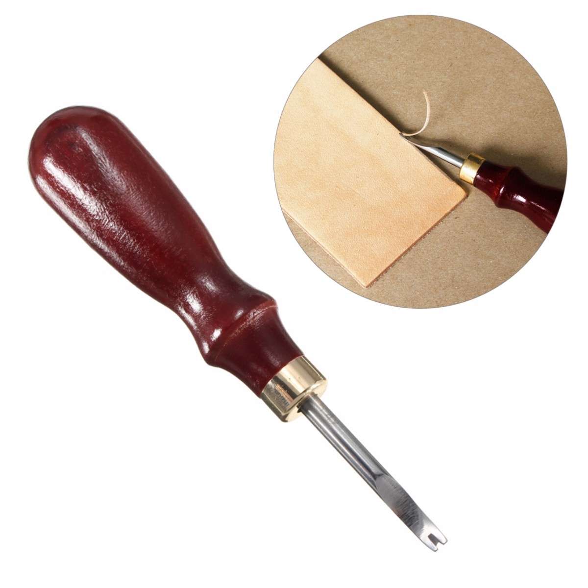 1-1.5mm Trimming Knife Leather Edge Beveling Cutting DIY Hand Craft Tool