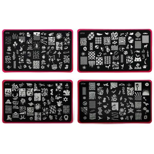 Stainless Manicure Nail Art Stamping Template Image Stamp Plate