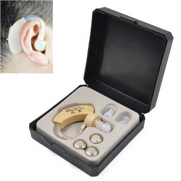 XM-907 Hearing Aid Earplug Small Adjustable Tone Voice Sound Amplifier Convenie