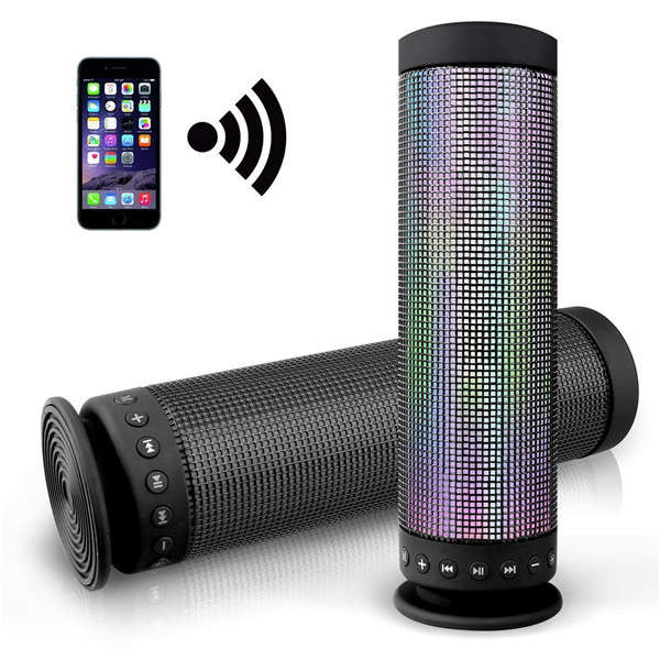 Colorful LED Lamp Portable TF Card Wireless Bluetooth 4.0 Speaker