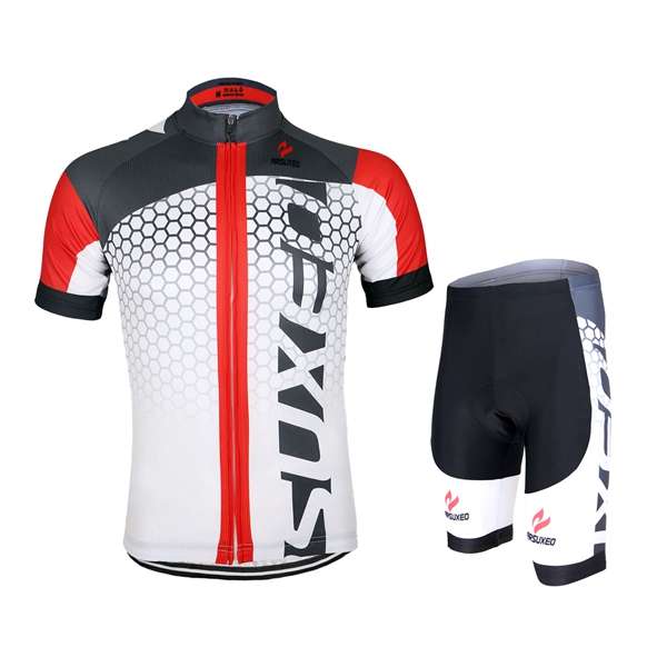 ARSUXEO Men Cycling Jersey Bike Bicycle Short Sleeves Jersey Mountain Bike Clot
