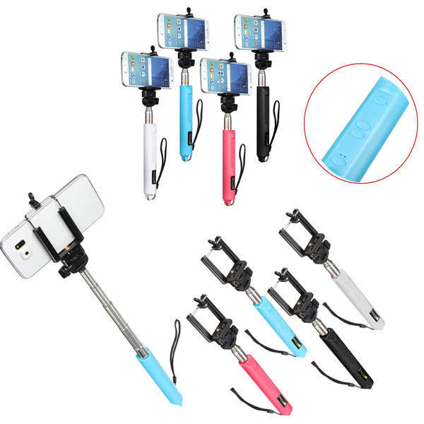 Bluetooth Extendable Handheld Selfie Stick Monopod With Zoom For Samsung Cellph