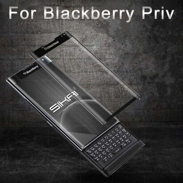 9H 3D Curved Tempered Glass Full Screen Protector Film For Blackberry Priv