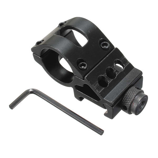 25mm Flashlight Torch Rifle Scope Mount Weaver 20mm Picatinny Rail