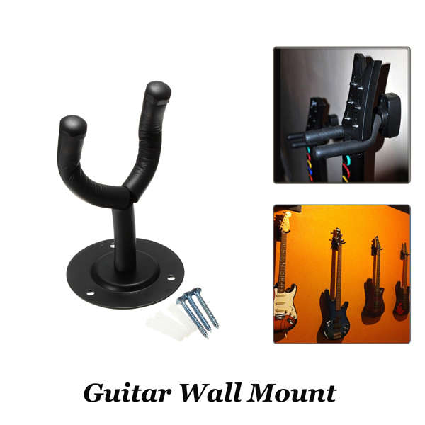 Guitar Hangers Wall Mount Hooks Stand Holder Musical Instrument