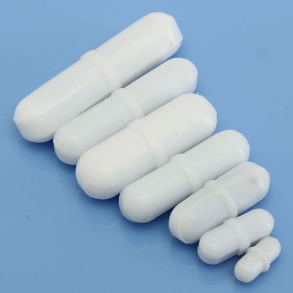 7pcs Teflon Magnetic Stirrer Mixer Stirring Bar Rod Bead With Pivot Ring B10-B3