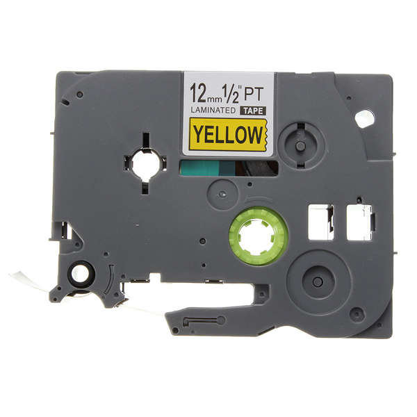 Tze-631 12mm Black On YellowLabel Tape For Brother P-touch Laber Maker