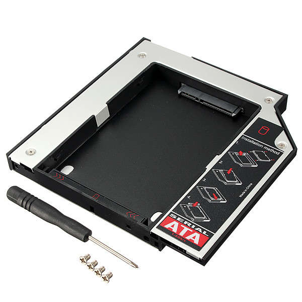 SATA To SATA SSD HDD Hard Driver Adapter For 12.7mm CD DVD-ROM
