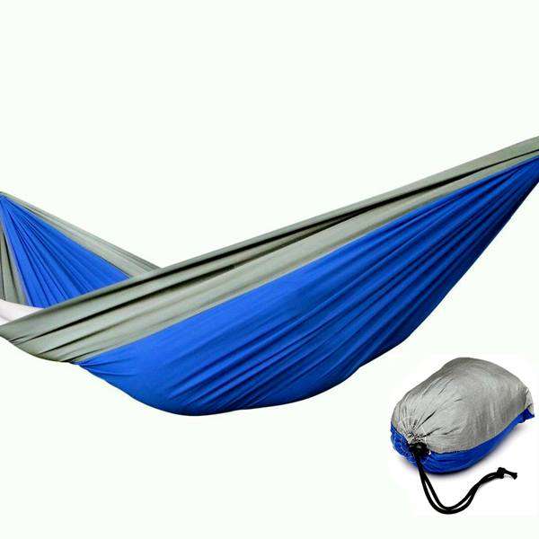Portable Parachute Nylon Fabric Hammock Travel Camping For Two Persons