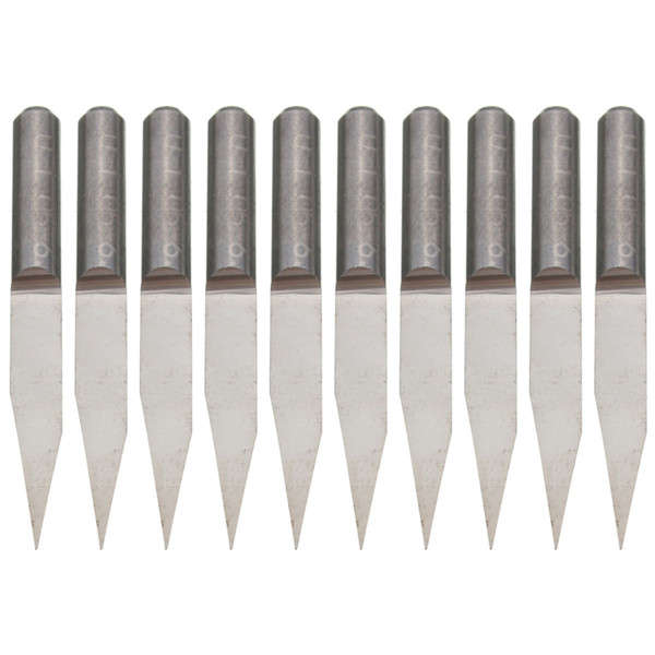 10pcs 3.175mm 20 Degree 0.1mm Carbide PCB Engraving Bits CNC Router Tool