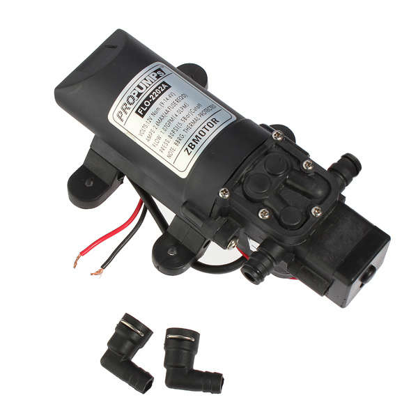 FLO-2202A 12V DC 80PSI Diaphragm Water Pressure Pump