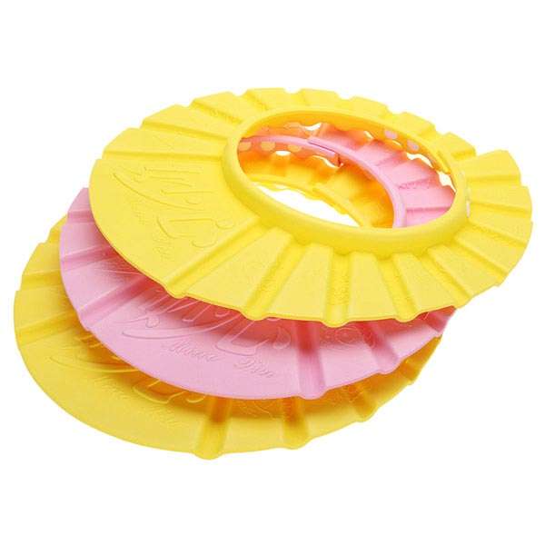 Soft Baby Kids Shampoo Shower Hat Wash Hair Waterproof Shield