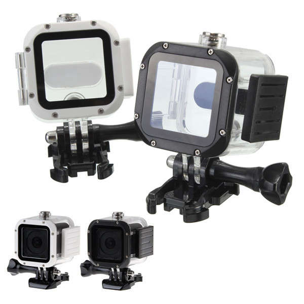 60m Waterproof Protective Housing Case Cover Frame Base For GoPro Hero 4 Session