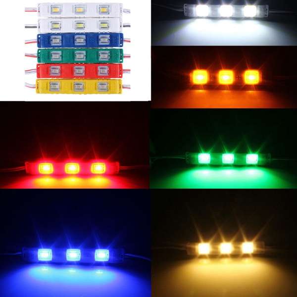 LED 3 SMD 5630 Module Injection Decorative Waterproof Strip Light 12V