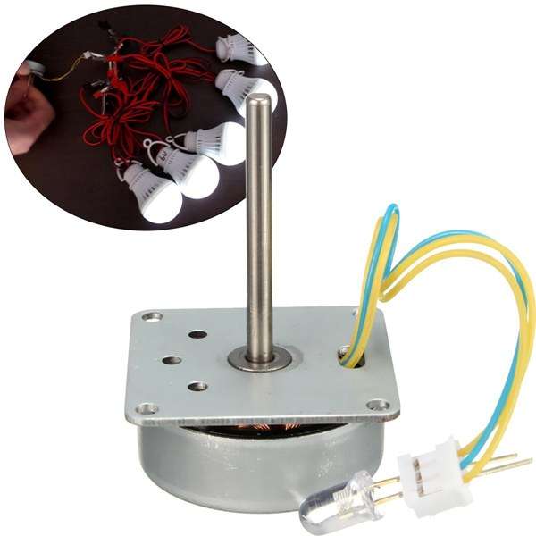3V-24V 12V Mini 3-phase Generator Wind Turbines Hand Motor