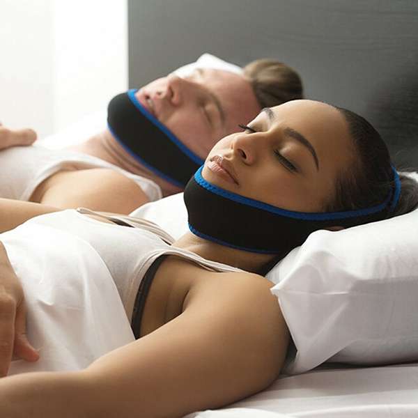 Anti Snoring Snore Stopper Chin Jaw Strap Supporter Sleep Improving Belt Brace