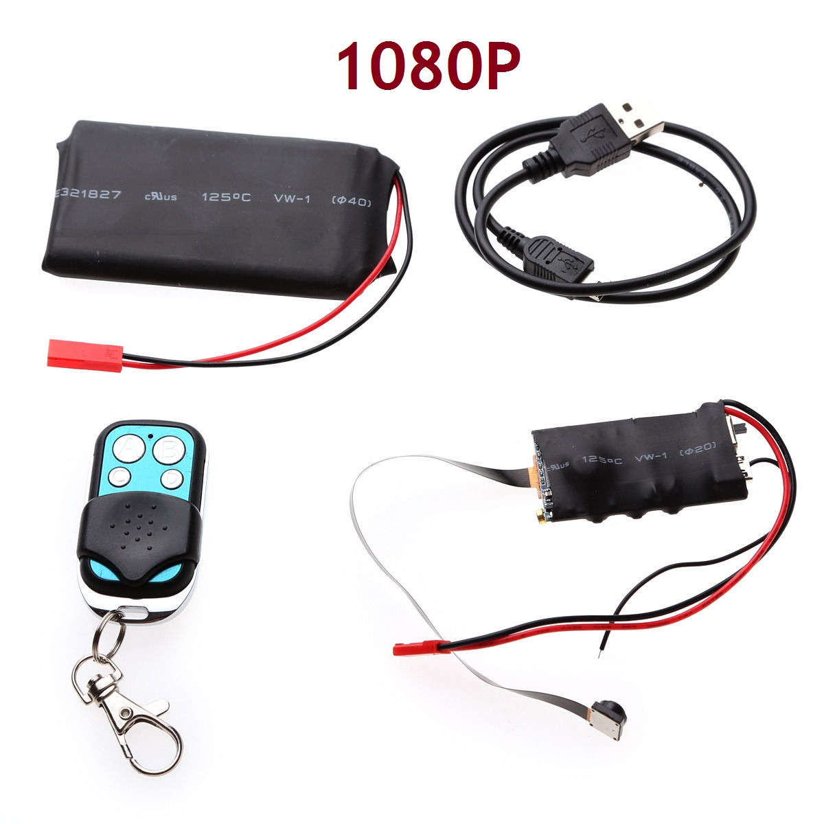 MINI 1080P Wireless DIY SPY Hidden DV DVR Video HD Camera Motion Dection Suppor