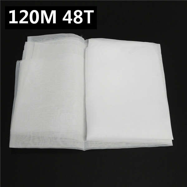 120M 48T Polyester Silk Screen Printing Mesh Fabric Sheet