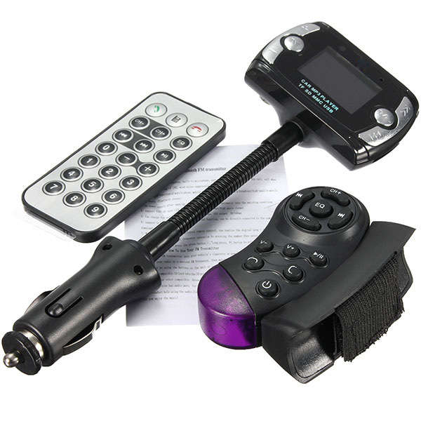 Car Kit Wireless FM Transmitter MP3 Player USB SD LCD Remote Handsfree