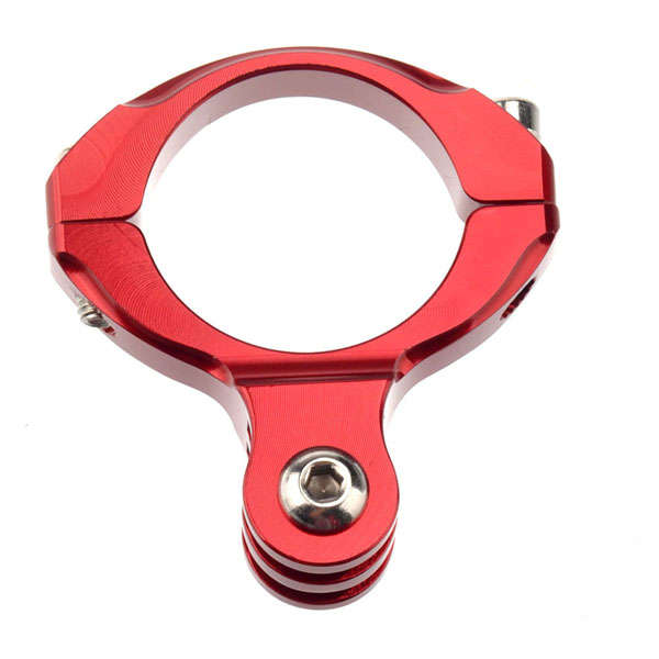 Red Bike Handlebar 31.8mm Mount For Gopro Hero 1/2/3/3+ Camera